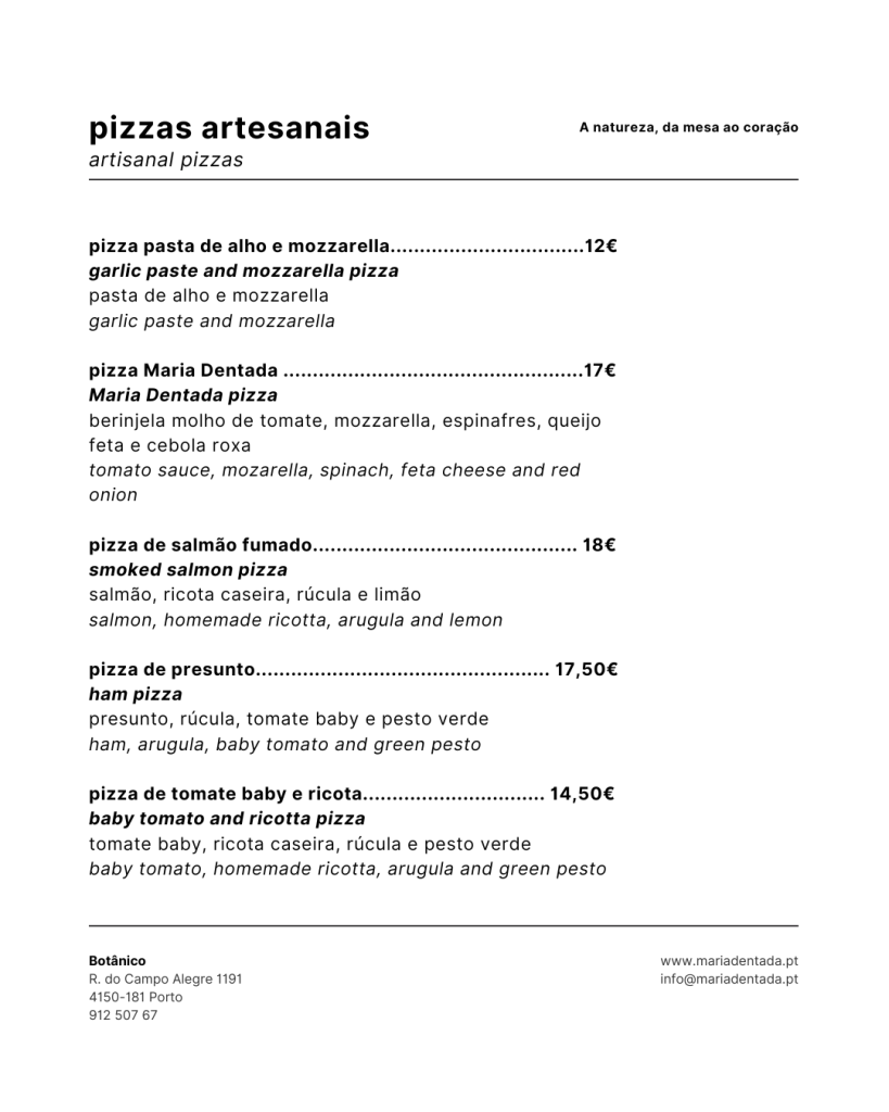 Pizzas página 1